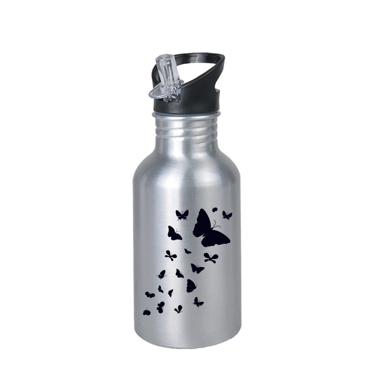 Süblimasyon Kopçalı Pipetli Matara - 600ml - 7