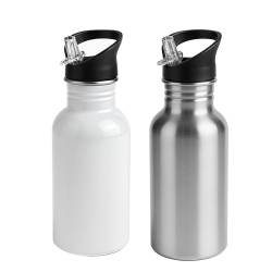 Süblimasyon Kopçalı Pipetli Matara - 600ml - 10