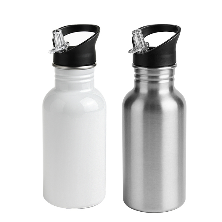Süblimasyon Kopçalı Pipetli Matara - 600ml - 10