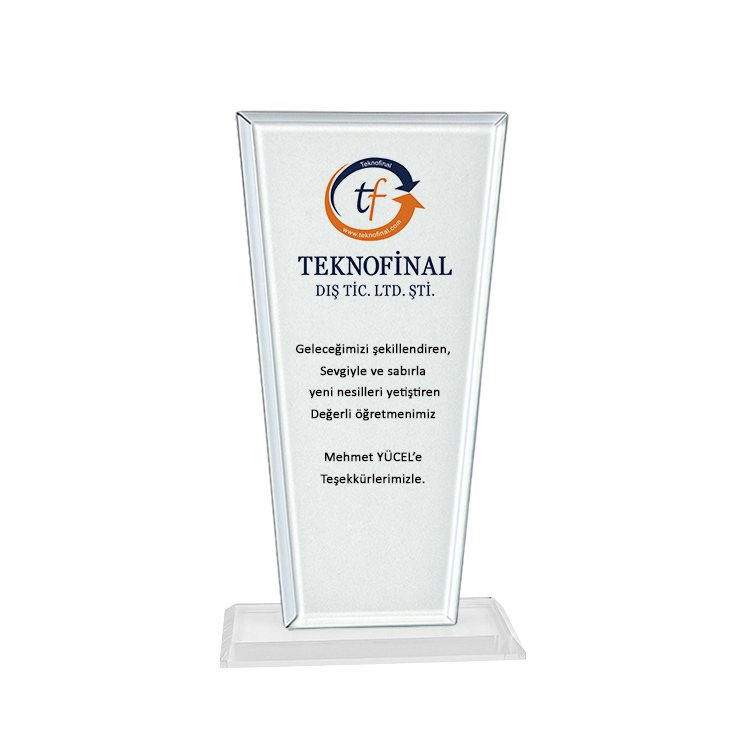 Süblimasyon Kristal Cam Plaket - 2