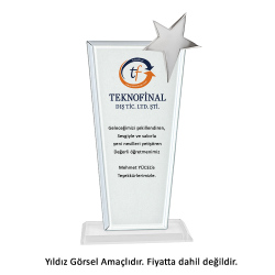 Süblimasyon Kristal Cam Plaket - 4