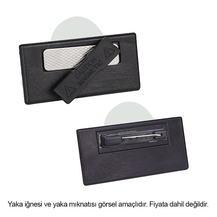 Süblimasyon Kubbeli Metal Yaka İsimliği - 10'lu Paket - 3