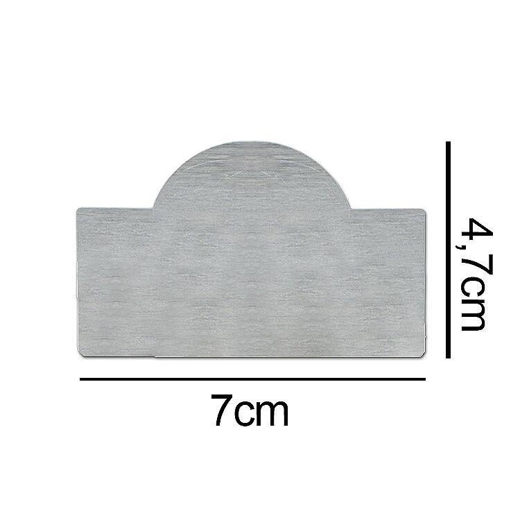 Süblimasyon Kubbeli Metal Yaka İsimliği - 10'lu Paket - 4