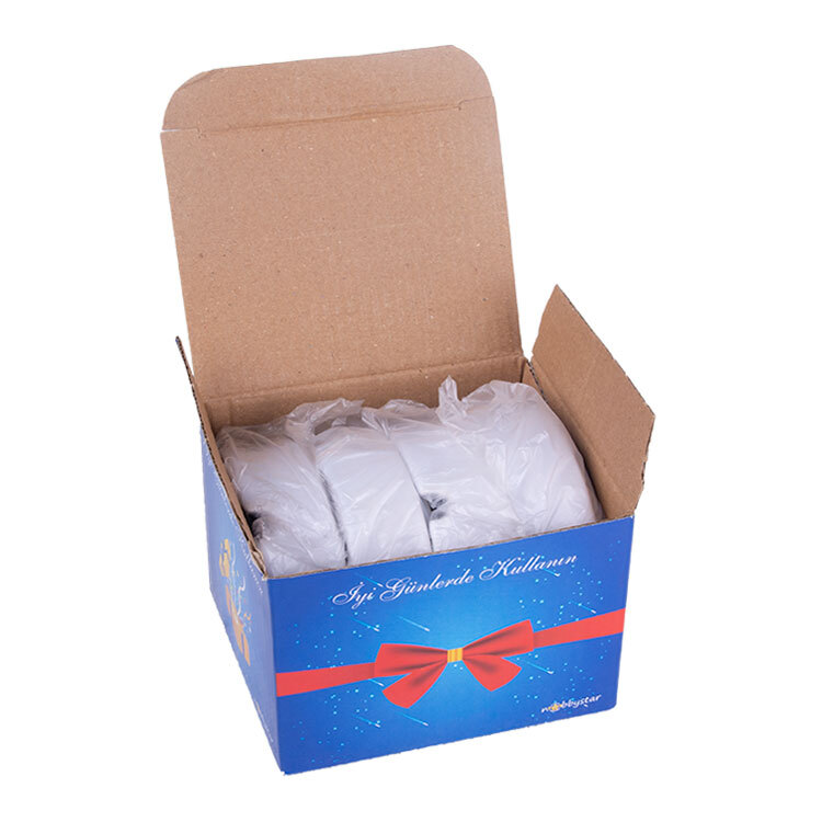 Süblimasyon Porselen Kül Tablası - 4'lü Paket - 2