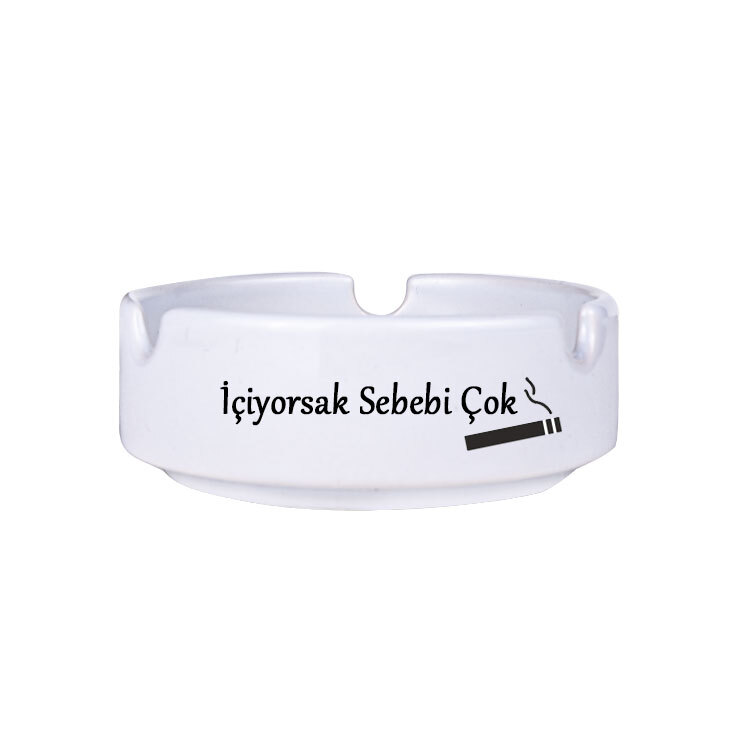 Süblimasyon Porselen Kül Tablası - 4'lü Paket - 3