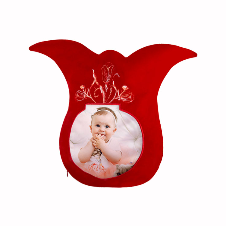 Süblimasyon Lale Yastık Kılıfı - 4