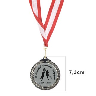 Süblimasyon 7,3cm Zeytindalı Madalyon - Thumbnail