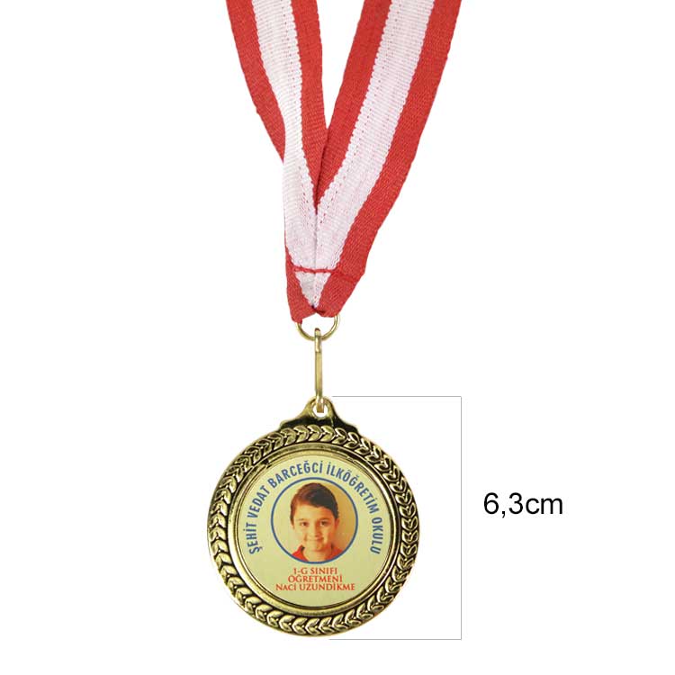 Süblimasyon 6,3cm. Klasik Madalyon