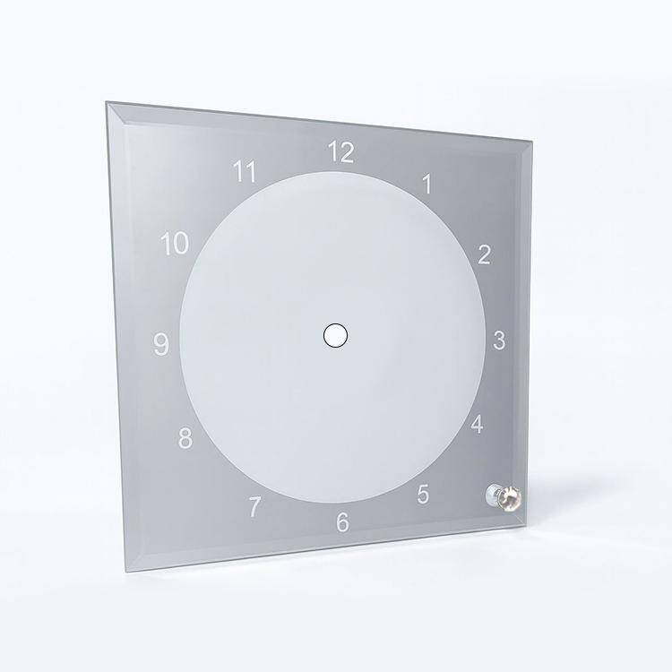 Süblimasyon Masaüstü Kare Saat Camı - 20x20cm - 1