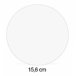 Süblimasyon Metal Tabak İçi - 15,6cm - NobbyStar (1)