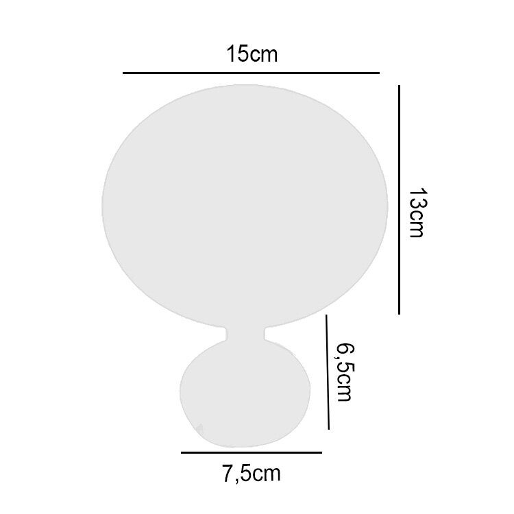 Süblimasyon Metal Ayaklı Oval Çerçeve - 5