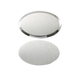 Süblimasyon Oval Metal Yaka İsimliği - 10'lu Paket - 3