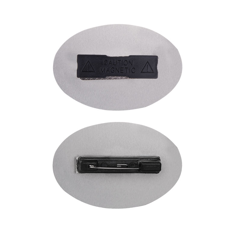 Süblimasyon Oval Metal Yaka İsimliği - 2