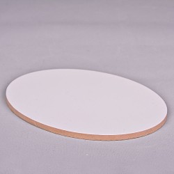 Süblimasyon Oval Seramik - 11x15cm - Thumbnail