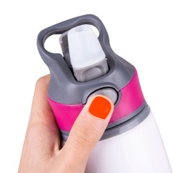 Süblimasyon Pipetli Su Matarası - 650mlt - 4