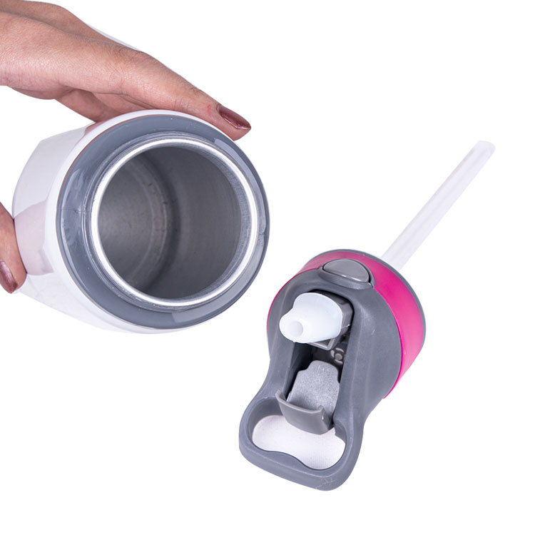 Süblimasyon Pipetli Su Matarası - 650mlt - 5