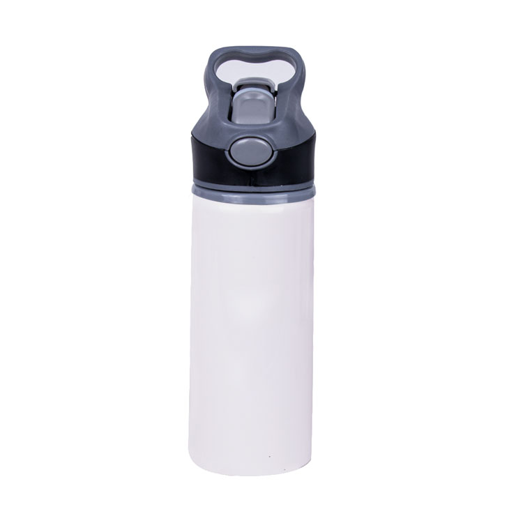 Süblimasyon Pipetli Su Matarası - 650mlt - 12