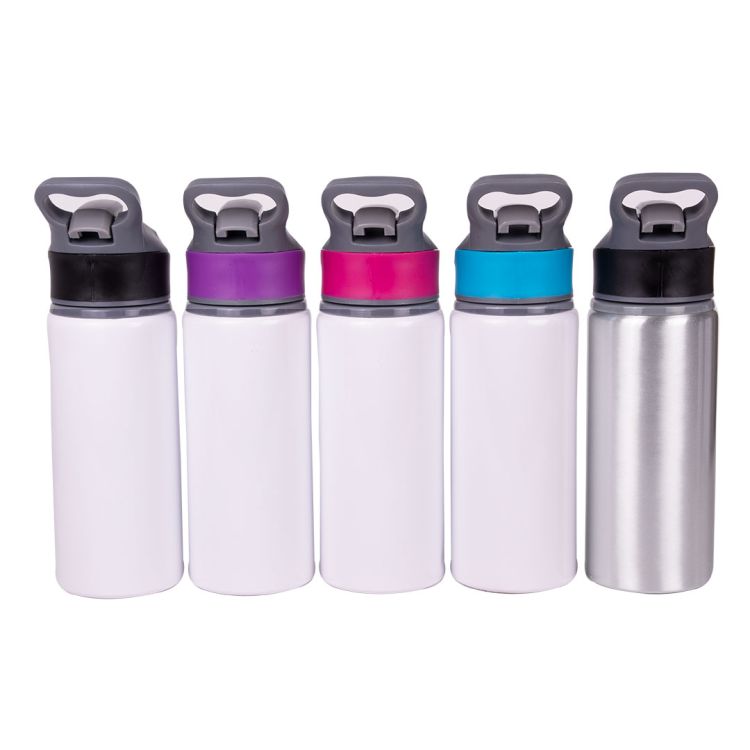 Süblimasyon Pipetli Su Matarası - 650mlt - 6