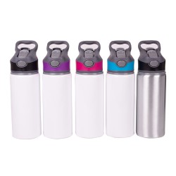 Süblimasyon Pipetli Su Matarası - 650mlt - 1