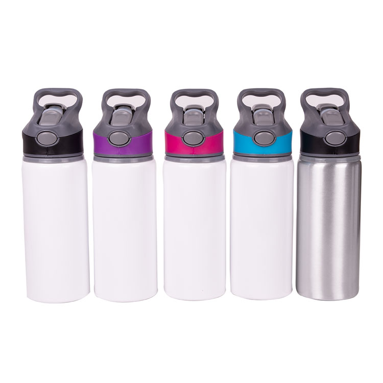 Süblimasyon Pipetli Su Matarası - 650mlt - 1