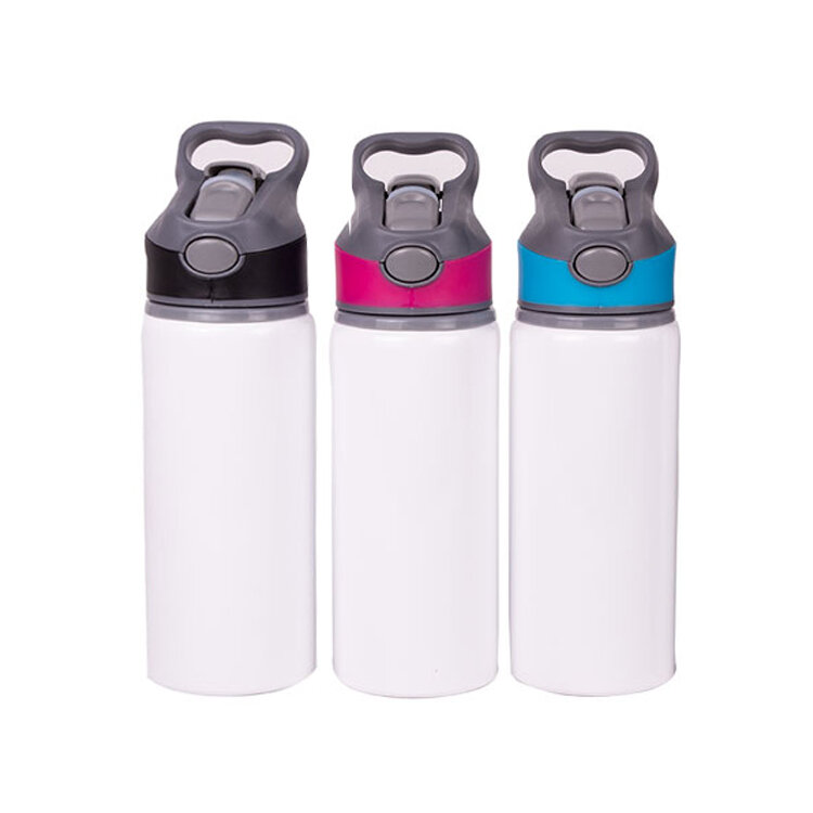 Süblimasyon Pipetli Su Matarası - 650mlt - 1