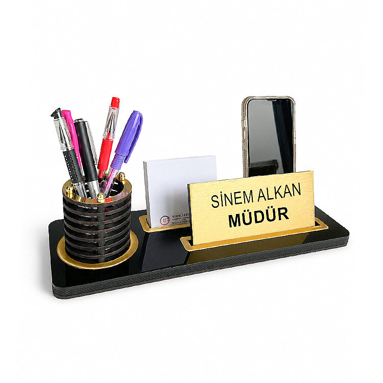 Süblimasyon Pleksiglas Platinum Masa İsimliği - 3