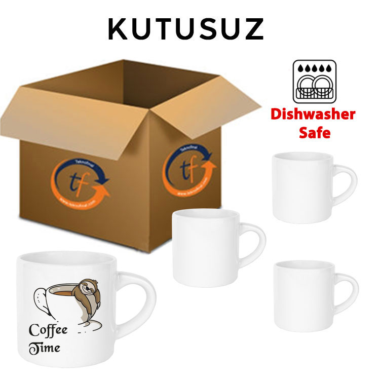Süblimasyon Porselen Beyaz Nescafe Fincanı - 6