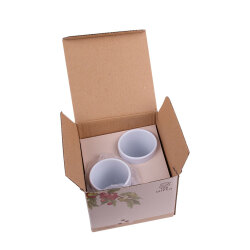 Süblimasyon Porselen Kulpsuz İkili Fincan Seti - 6