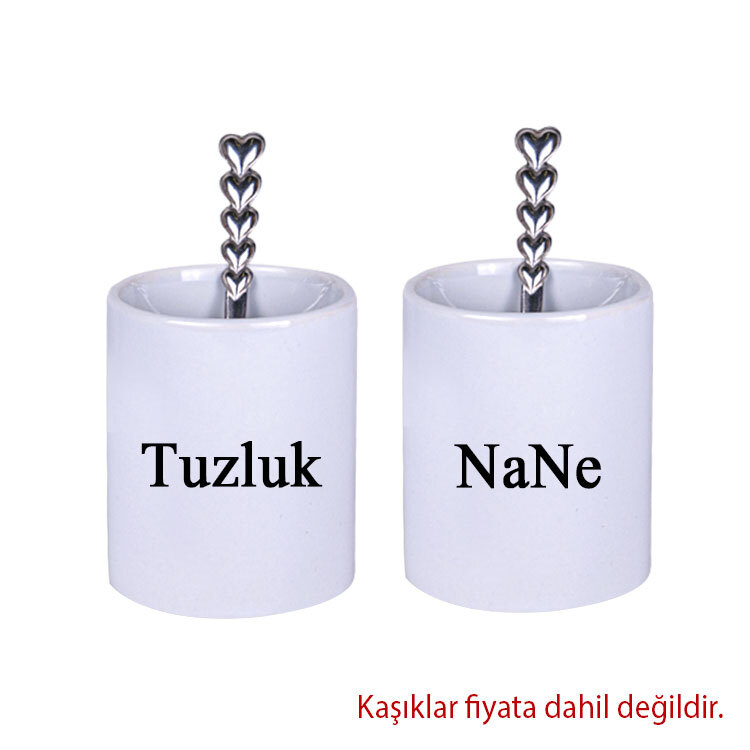 Süblimasyon Porselen Kulpsuz İkili Fincan Seti - 4