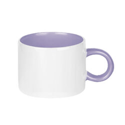 Süblimasyon Porselen Lila Motto Fincan - Kutulu - 3