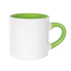 Süblimasyon Porselen Yeşil Nescafe Fincanı - Kutulu - Thumbnail