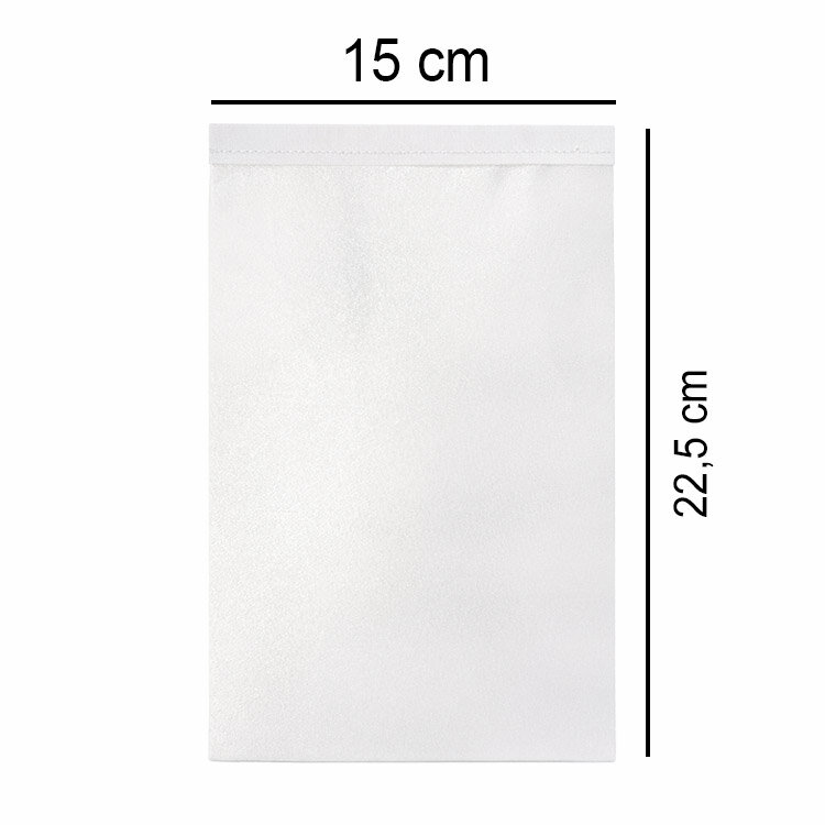 Süblimasyon Saten Beyaz & Türk Masa Bayrağı - 5'li Paket - 4