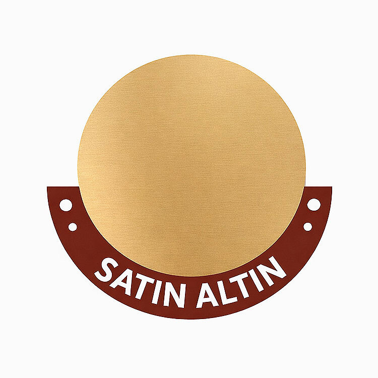 Süblimasyon Satin Altın Baskı Metali - 30x60cm - 1