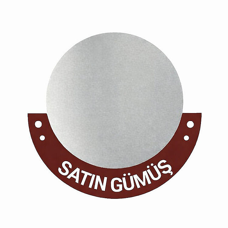 Süblimasyon Satin Gümüş Baskı Metali - 30x60cm - 1