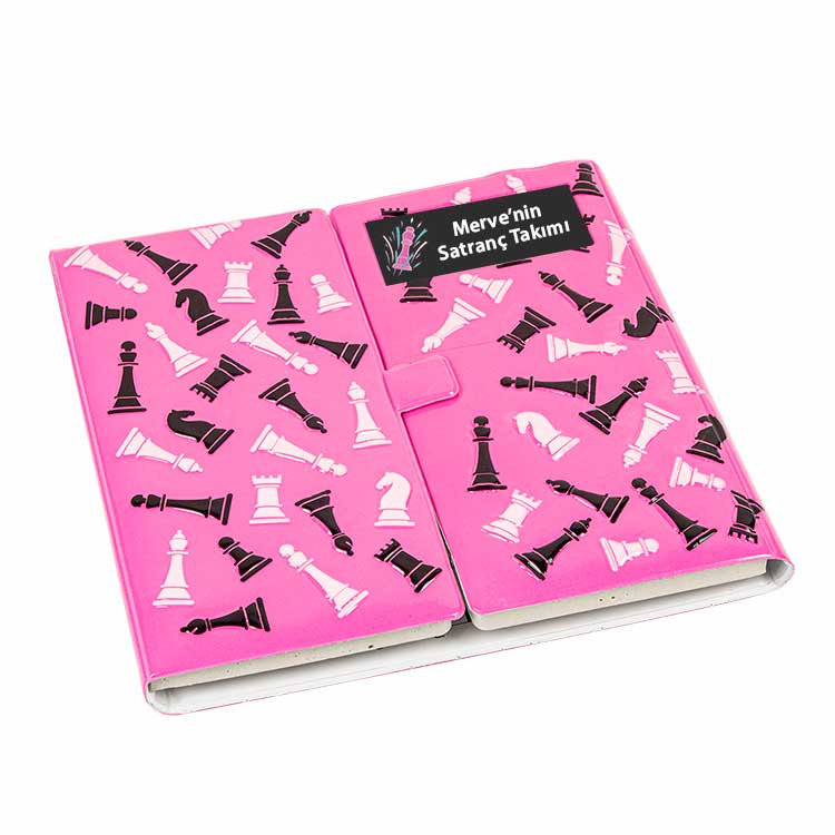 Süblimasyon Satranç Takımı - Pembe - 1