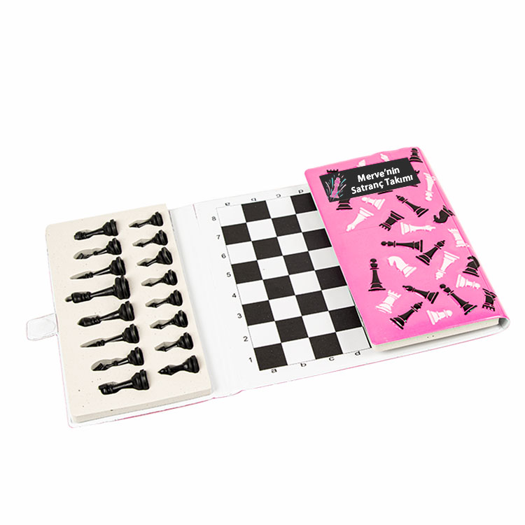 Süblimasyon Satranç Takımı - Pembe - 3