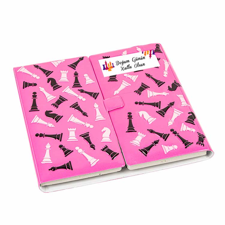 Süblimasyon Satranç Takımı - Pembe - 5