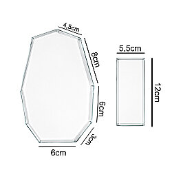Süblimasyon Şeffef Kristal Cam Plaket - 3