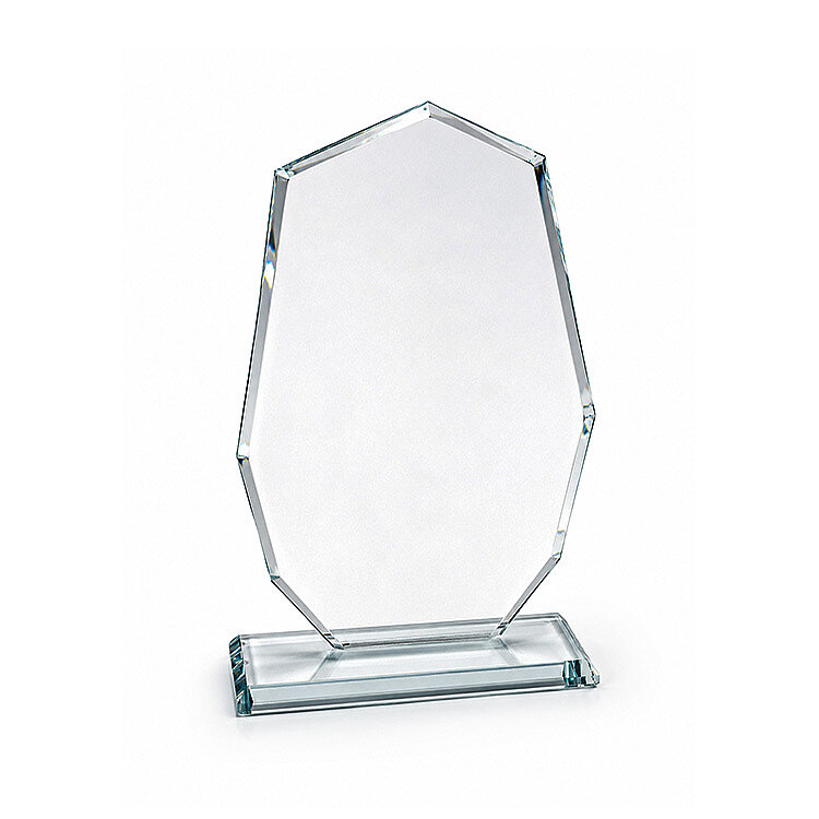 Süblimasyon Şeffef Kristal Cam Plaket - 1