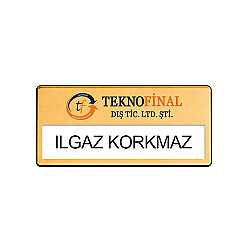 Süblimasyon Sürgülü Dikdörtgen Metal Yaka Kartı İsimliği - 10'lu Paket - NobbyStar (1)