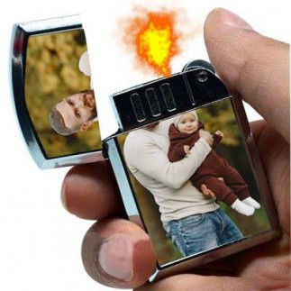 Sublimasyon Tek Taraflı Zippo Görünümlü Çakmak - Thumbnail