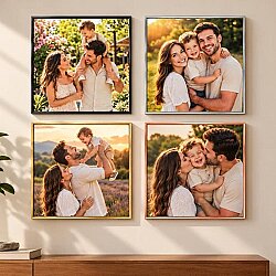 Süblimasyon Yapışkanlı Metal Fotoğraf Çerçeveleri - 20x20cm - NobbyStar (1)