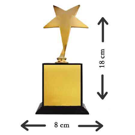 Sublimasyon Gold - Altın Yıldız Oskar - 3