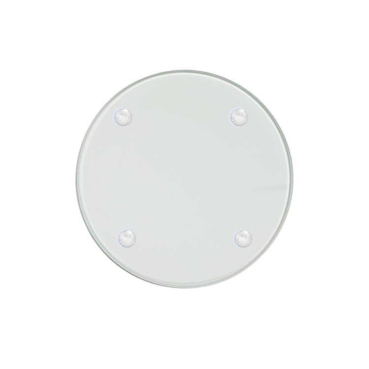 Süblimasyon Yuvarlak Kristal Cam Bardak Altlığı - 4'lü Paket - 4