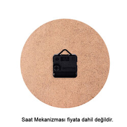 Süblimasyon Yuvarlak Saat Ahşabı - 5
