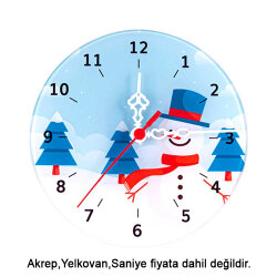 Süblimasyon Yuvarlak Saat Camı - 29cm - 2