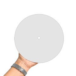 Süblimasyon Yuvarlak Saat Metali - 19,5cm - 1