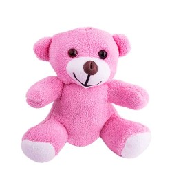 Sublimation Plush Pink Teddy Bear - Thumbnail