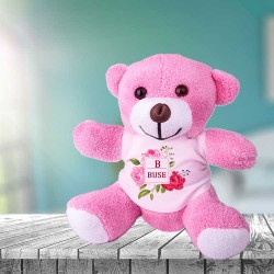 Sublimation Plush Pink Teddy Bear - Thumbnail