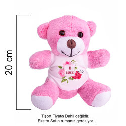 Sublimation Plush Pink Teddy Bear - 2